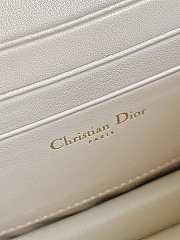 Dior Miss Caro Mini Bag Powder Beige Macrocannage Lambskin Size 18 x 12 x 5.5 cm - 5