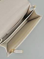 Dior Miss Caro Mini Bag Powder Beige Macrocannage Lambskin Size 18 x 12 x 5.5 cm - 2