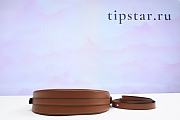Prada Arqué Leather Shoulder Bag Cognac | Tipstar - 2