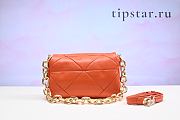 Prada System Patchwork Shoulder Bag In Orange | Tipstar - 4