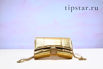 Balenciaga Gold Shiny Leather | Tipstar
