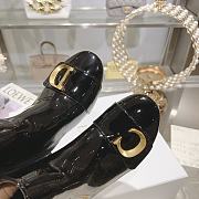 C'est Dior Heeled Ankle Boot Black Patent Calfskin 8cm - 5