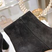 C'est Dior Heeled Ankle Boot Black Suede Calfskin 8cm - 2