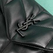 YSL Puffer Toy Bag In Quilted Lambskin Black 759337 Size 23 X 15,5 X 8,5 CM - 3
