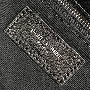 YSL Puffer Toy Bag In Quilted Lambskin Black/Silver 759337 Size 23 X 15,5 X 8,5 CM - 4