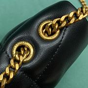 YSL Puffer Toy Bag In Quilted Lambskin Black/Gold 759337 Size 23 X 15,5 X 8,5 CM - 5