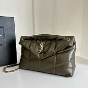 YSL Small Puffer In Quilted Nappa Leather Light Musk 577476 Size 29 X 17 X 11 CM - 3