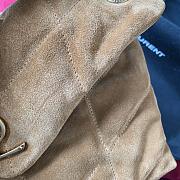 YSL Small Puffer In Quilted Suede Matte Gold 577476 Size 29 X 17 X 11 CM - 2