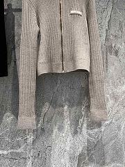 Miumiu Wool Knit Cardigan Limestone - 3