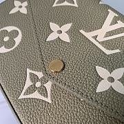 Louis Vuitton M82480 Félicie Pochette Khaki / Cream Size 21 x 12 x 3 cm - 4