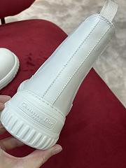 Dior D-racer Ankle Boot White Calfskin - 5