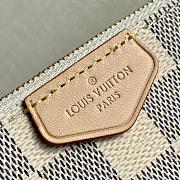 Louis Vuitton N60460 Double Zip Pochette Damier Azur Size 20 x 12.5 x 3 cm - 4
