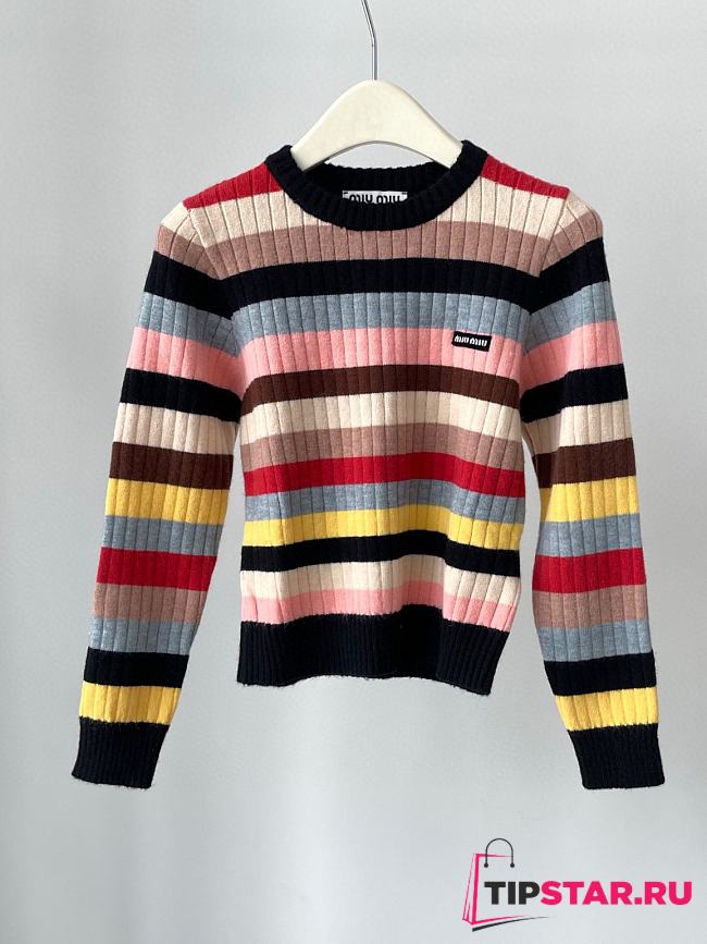 Miumiu Cashmere Sweater Multicolored - 1