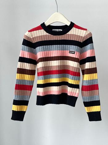 Miumiu Cashmere Sweater Multicolored