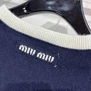 Miumiu Cashmere Sweater Blue - 3