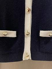 Miumiu Cashmere Knit Cardigan Blue - 3