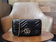 Gucci GG Marmont Mini Bag 751526 Black Size 21*12*5cm - 2
