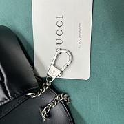 Gucci GG Marmont Super Mini Bag 476433 Black/Silver Size 16.5*10*5cm - 5