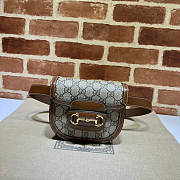 Gucci Horsebit 1955 Rounded Belt Bag 760198 Size 16X13X6CM - 1