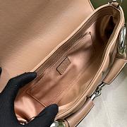 Gucci Horsebit Chain Medium Shoulder Bag 764255 Rose Beige Size 38x15x16cm - 5