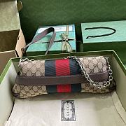 Gucci Horsebit Chain Medium Shoulder Bag 764255 Beige and ebony Size 38x15x16cm - 4
