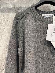 Dior Essentials Sweater Gray Cashmere Knit - 5