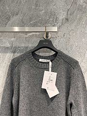 Dior Essentials Sweater Gray Cashmere Knit - 3