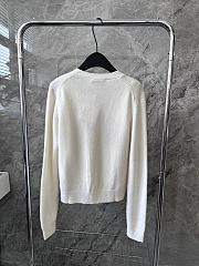 Dior Twin-Set Ecru Cashmere Knit - 3