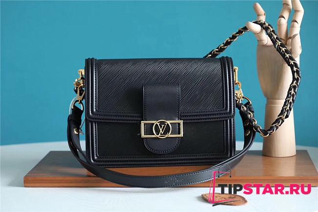 Louis Vuitton M56141 Dauphine MM Black Size 25 x 17 x 10.5 cm - 1