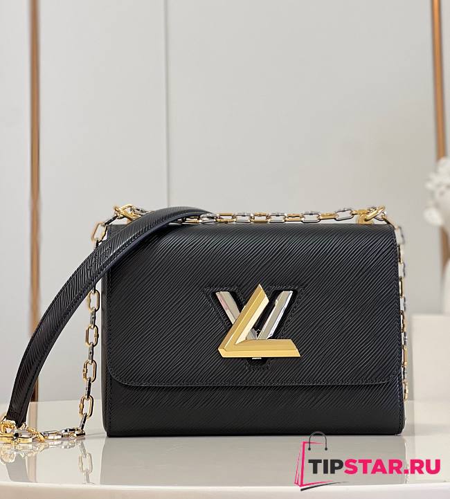 Louis Vuitton M21025 Twist MM Black Size 23 x 17 x 9.5 cm - 1