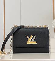 Louis Vuitton M21025 Twist MM Black Size 23 x 17 x 9.5 cm - 1