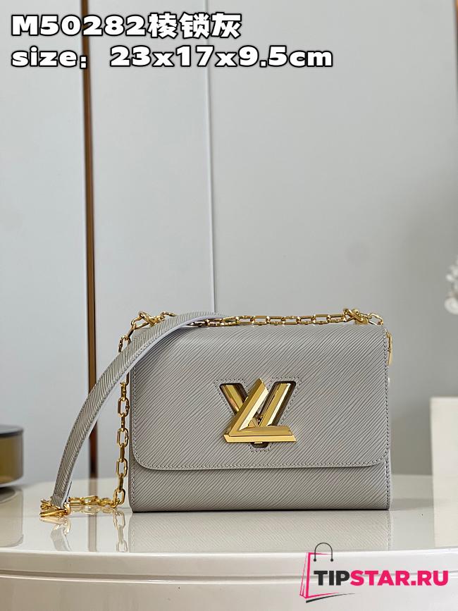 Louis Vuitton M21026 Twist MM Gray Size 23 x 17 x 9.5 cm - 1