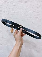 Miss Dior Belt Black Smooth Calfskin 2cm - 1