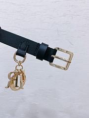 Miss Dior Belt Black Smooth Calfskin 2cm - 3