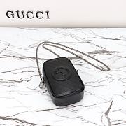 Gucci Blondie Mini Bag Black 760315 Size 10.5*18*4.5cm - 4