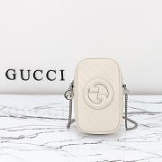 Gucci Blondie Mini Bag White 760315 Size 10.5*18*4.5cm - 1