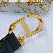 Dior 30 Montaigne Belt Black Cannage Calfskin 3cm - 5