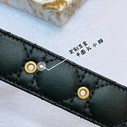Dior 30 Montaigne Belt Black Cannage Calfskin 3cm - 3