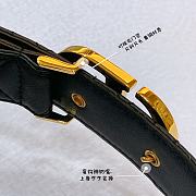 Dior 30 Montaigne Belt Black Cannage Calfskin 3cm - 2