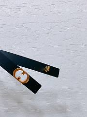 Dior 30 Montaigne Avenue Belt Black Ultrasmooth Calfskin 2.5cm - 4