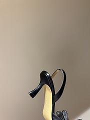 MACH & MACH Le Cadeau Crystal Bow Slingback Pumps 6.5cm | Black - 2