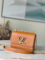 Louis Vuitton M59686 Twist MM Gold Miel Brown Size 23 x 17 x 9.5 cm - 1