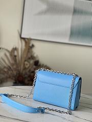 Louis Vuitton M20627 Twist MM Turquoise Blue Size 23 x 17 x 9.5 cm - 2