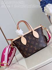 Louis Vuitton M46786 Neverfull BB Peony Pink Monogram Size 24 x 14 x 9 cm - 1