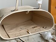 Louis Vuitton M46676 Neverfull MM Crème Beige Size 31 x 28 x 14 cm - 4