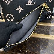 Louis Vuitton M58907 Neverfull MM Black / Beige Monogram Size 31 x 28 x 14 cm - 3
