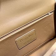 Dior 30 Montaigne East-West Bag With Chain Golden Saddle Calfskin Size 21 x 12 x 6 cm - 4