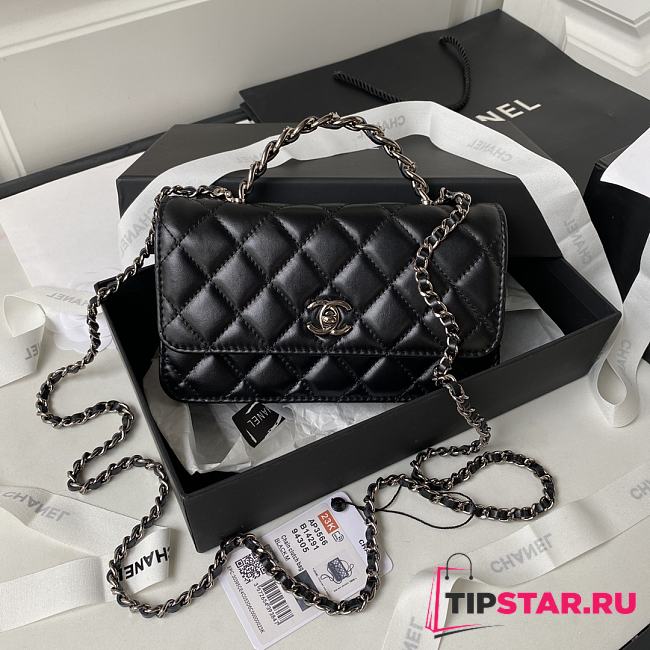 Chanel Clutch With Chain AP3566 Black Size 11 × 18.5 × 6 cm - 1