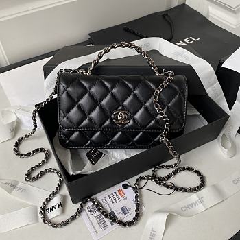 Chanel Clutch With Chain AP3566 Black Size 11 × 18.5 × 6 cm