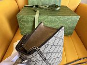 Gucci Dionysus Mini Top Handle Bag 752029 Beige And Ebony 18x12x6 cm - 5
